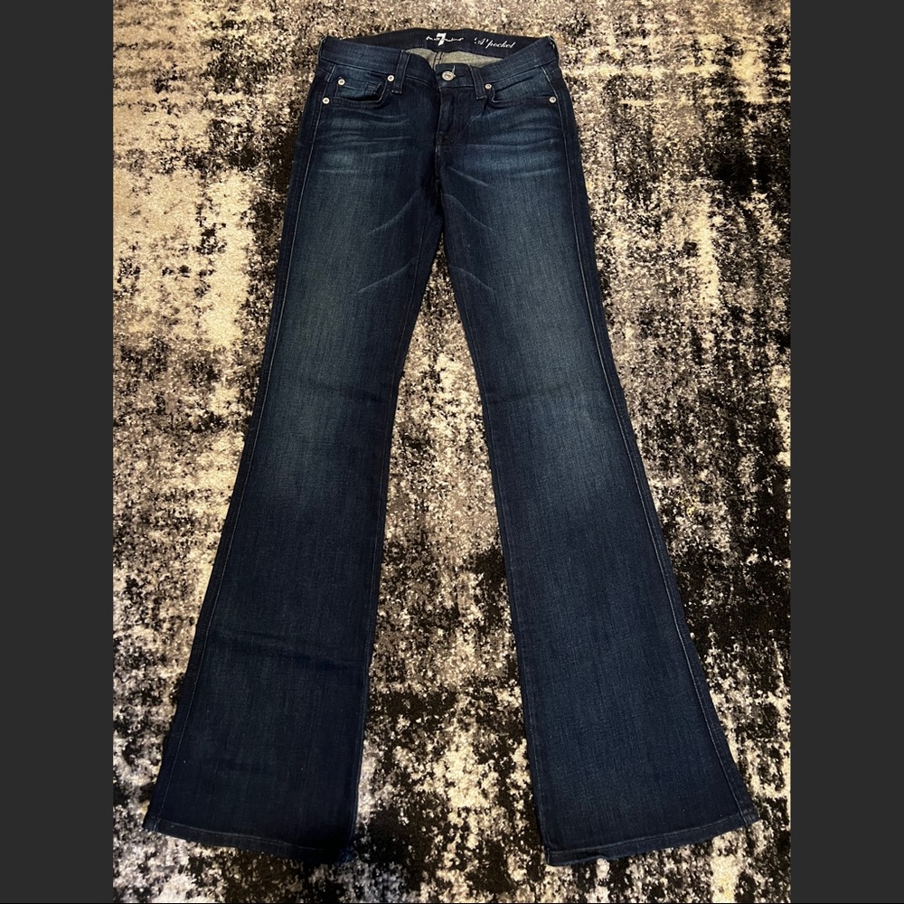 7 For All Mankind Size 25 A Pocket Bootcut Denim
